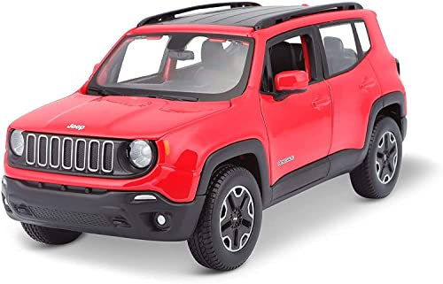 MAISTO - Jeep Renegade 2014 - Modellino Realistico Auto in Scala 1:24, Licenza Ufficiale Jeep, Età Consigliata 3+ Anni