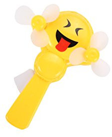 Ventilador de Mano Emoticonos - Ventilador Infantil Portátil. Regalos, Detalles y Recuerdos para Niños, Niñas, Adolescentes, Prácticos, Originales y Baratos. Ventiladores
