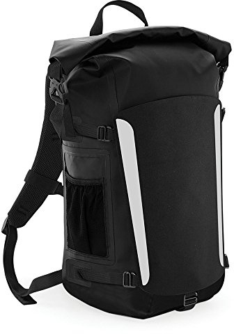 Quadra Submerge 25 Litre Waterproof Backpack/Rucksack (One Size) (Black/Black)