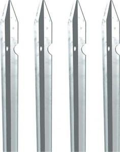 SFB PALETTO ZINCATO PER RECINZIONE ALTEZZA175CM CONFEZIONI 10PEZZI, Metallo