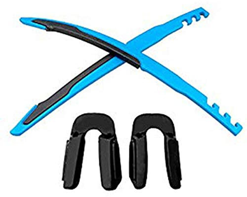 Oakley Jawbreaker Earsock Kit d'accessoires pour lunettes de soleil, taille unique, bleu ciel mat, [In] Couleur relative au ciel basée sur l'interprétation du titre du produit, pas directement