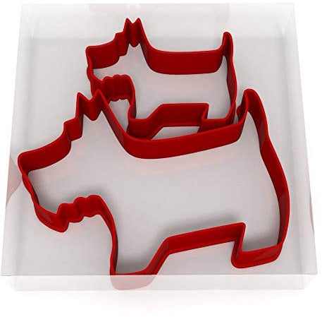 Scottish Terrier Dog Set of 2 Value Cookie/Fondant Cutters Pair 5CM + 8CM