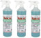 3x SEEGER Pack zu 7 - Streifenfrei | löst mühelos Fett, Verunreinigungen von Glas, Spiegeln & Edelstahl | in 1L Sprühflasche | plus Gratis THANK YOU Aufkleber