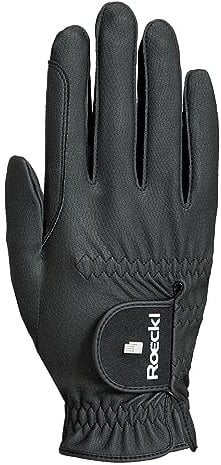 Roeckl Sports Reithandschuh ROECK-Grip PRO, Unisex Sommer Handschuh, Schwarz 8