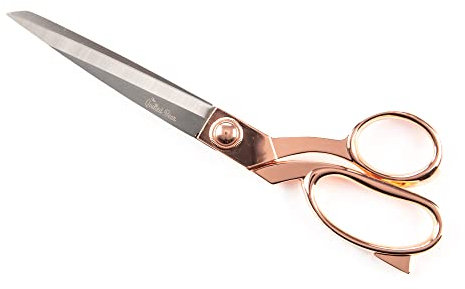 The Quilted Bear Rose Gold Dressmaking Scissors - Premium Heavy Duty Dressmaking & Sewing Scissors with Precise Sharp Blades & Your Choice of 3 Different Sizes (8.5)