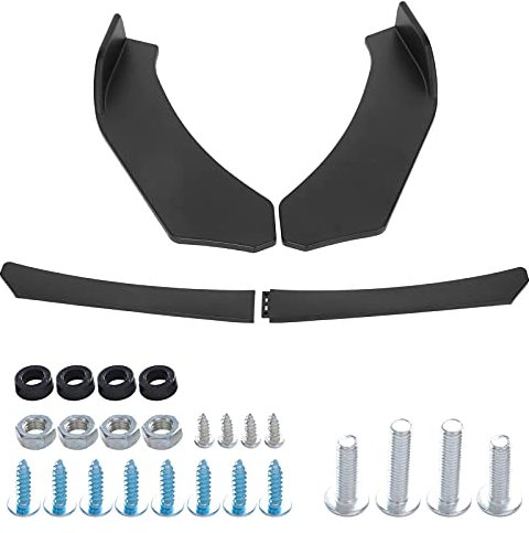 Frontspoiler Lippe Auto Frontstoßstange Splitter Lip Spoiler, Universal Spoilerlippe Diffusor, Anwendbare Autobreite: Ca. 160-190cm