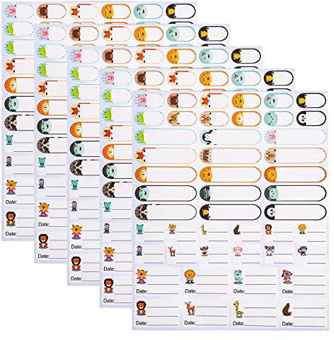 YXHZVON 235 Piezas Etiquetas Adhesivas Personalizadas, Pegatinas Colores con Nombre Lavable, Etiqueta De Nombre para Escuelas Escribir para Marcar Objetos Libros Fiambreras Biberones