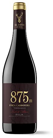 EL COTO Tinto 875 m | Vino Tinto DOC Rioja | Variedad Tempranillo | Salvaje y delicado | Botella 750 ml