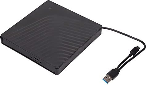 Garsent Externes DVD-Laufwerk für tragbare Laptops 5Gbps USB 3.0 SATA DVD RW Brenner Ruhemodus für 12,7mm 9,5mm SATA DVD RW Laufwerkskassette unterstützt die meisten Systeme