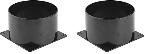 2PCS Fan Shroud Duct Cooling Ducting Vent Shroud Ventilation 120Mm for Antminer 4 Inch Fan S3 S5 S7 S9 L3+