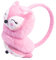 FakeFace Damen Mädchen Winter Ohrenschützer Ohrenwärmer Outdoor Faux Fur Earmuffs Verstellbar Warme Plüsch Ohrwärmer Ear Muffs Winterzubehör Outdoor Ohrenmuscheln (Fuchs-Pink)
