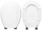 HYDRO HOME Tavoletta Wc Compatibile con PIEMONTE e PIEMONTESINA POZZI GINORI, Copriwater In Legno Rivestito Con 2 mm Di Resina, Cerniere Fissaggio Dal Basso MADE IN ITALY (BIANCO)