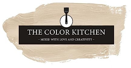 THE COLOR KITCHEN helle Wandfarbe - Malerfarbe für Wohnzimmer und Schlafzimmer - matte Innenfarbe in Beige - 5l Deckfarbe in TCK6000