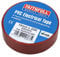Faithfull FAITAPEPVCBR PVC Electrical Tape 19 mm x 20 m - Brown