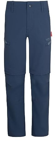 Trollkids Kids Kjerag Zip Off Pants 98, Mystic Blue/Colour