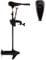 SPOTRAVEL Electric Trolling Motor, 12V 55lbs/ 24V 86lbs Electric Boat Engine with Telescopic Handle & LED Battery Indicator, Watercraft Boat Motors for Saltwater Freshwater (12V, 55lbs)
