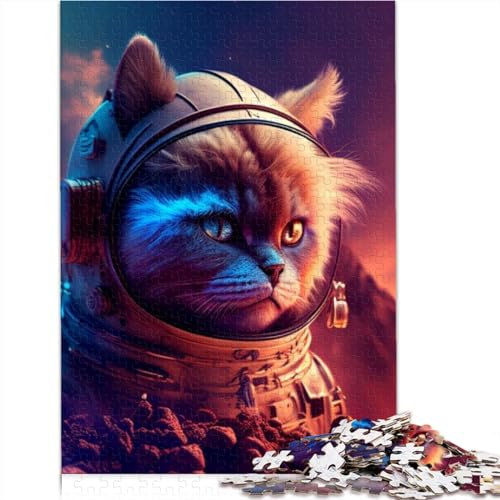 Jigsaw Puzzles 1000 Pieces for Adults Space Ragdoll Cat Adults Puzzles Jigsaws wooden Jigsaw puzzle Educational Game Challenge Toy 1000pcs (75x50cm)