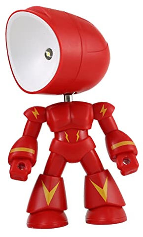 MAGICLULU Batteriebetriebene Schreibtischlampe Roboter Jungen und Mädchen Schlafzimmer Nachtlicht Ästhetisches Nachtlicht