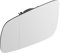 f.becker_line Spiegelglas Außenspiegel Links passend für SEAT Alhambra VW Passat B5