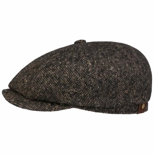 Stetson Hatteras Schirmmütze Ballonmütze Tweed meliert Mehrfarbig Damen und Herren Herbst Winter
