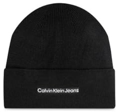 Calvin Klein Jeans Herren INST EMBRO BEANIE K50K512452, Black (Black), OS