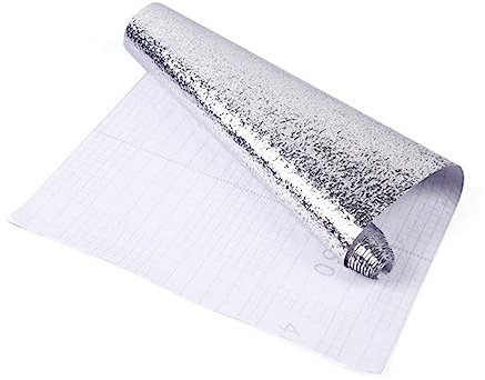 MAGICLULU Spritzschutz Aufkleber für ölbeständige Herde wasserfeste Tapete Küche Pergamentpapier feuchtigkeitsbeständiges Papier Pad-Papier selbstklebend Schrankmatte