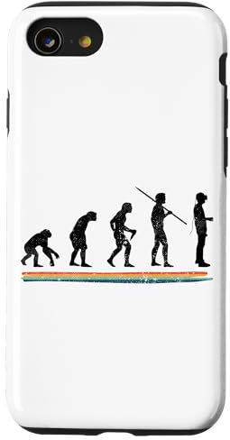 Hülle für iPhone SE (2020) / 7 / 8 Evolution VR Virtual Reality Funny Vintage