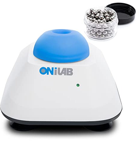 ONiLAB Vortex Mixer with Touch Function, Lab Mixing, Nail Polish,Tattoo Ink,Eyelash Adhesives and Acrylic Paints Mixing, Lab Vortexer for Centrifuge Tubes and Test Tubes,Blue