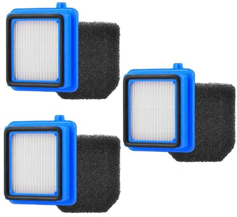 Sarini Set di 3 filtri di Ricambio per aspirapolvere AEG compatibili con AEG QX7 QX6 QX8-2