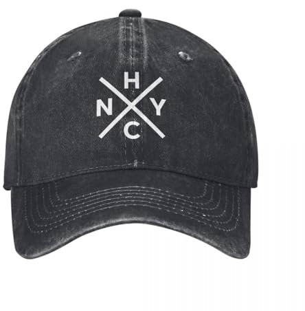NYHC New York Punk Rock Baseballmütze Sonnenhut Mann für die Sonne Strand Hut Weihnachtshut Mann Damen Geschenk