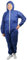 ARNOMED® Schutzanzug Einweg XL [50 STÜCK] - Einwegoverall - Einweganzug - Einweg Maleranzug & Lackieranzug - Staubschutzanzug, Maleroverall & Asbest Glaswolle Schutzanzug - Einmalanzug Blau