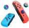 Haofun 4 Piezas Soft Silicone Joystick Caps para Nintendo Switch 1, Joystick Grip Caps, Replacement Thumb Grip Caps, Experiencia de Juego Fácil de Instalar - Traje Deportivo Clásico