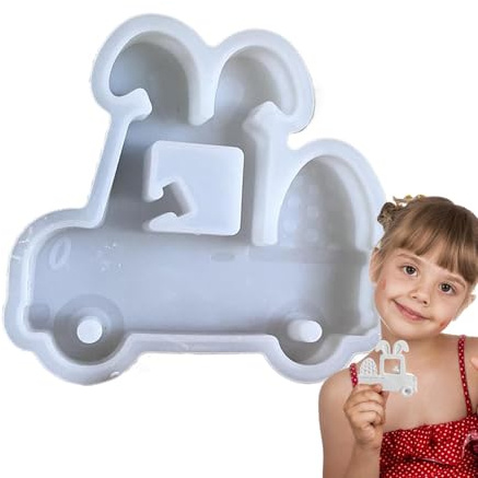 Silikon Eierform Ostereier Form | Niedliche Eier Auto Ornament Formen | Leichte Ostern Auto Form Gips Formen Silikonform Gips Formen Formen Silikonform für Gips Kerzen e