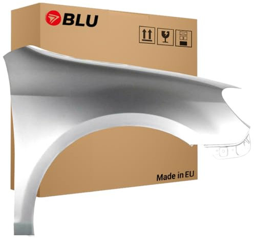 BLU Kotflügel Passend für Volkswagen GOLF VI 6 SCHRÄGHECK LA7W Rechts Silber | 2008-2016 | Vorderseite Vorne | Lackiert | Einbaufertig