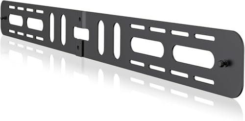 notiela Heavy-Duty Soundbar Wall Mount for Sonos Playbar Wall Mount Bracket for Saving Space - Metal Durable Mounting Bracket for Sonos Playbar Mount Above or Under TV Easy to Install
