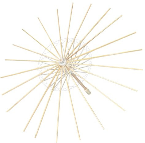 Garneck Schirmgestell Aus Holz Für Ölpapiersonnenschirme Diy Rahmen Für Klassischen Tanz Dekorativer Schirmhalter Für Hochzeitsrequisiten Und Kinderaktivitäten