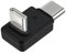 ULIJTH L Shaped Adapter Double Type C To Type C OTGs Converters For Lavaliers Microphones And Device Integration