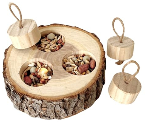 Hamster Enrichment Toying Toys - Toys de jeu éducatif en bois, petits animaux de compagnie jouet de jeu | Jouet interactif pour lapin, rats, gerbilles, chinchillas, gibier de chasse mental et traité p