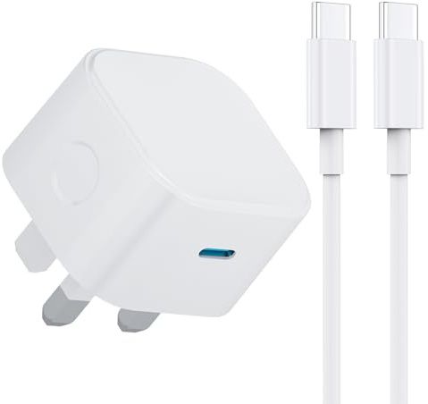 iPhone 17 Charger,40W i Phone 17 16 15 Fast Charger USB C Cable and Plug 9V 15V 20V Super Charge for New Apple iPhone 17 Pro Max/Air/16e/16 Plus/16 Pro Max/15,1M New Type C to C Charging Lead and Head