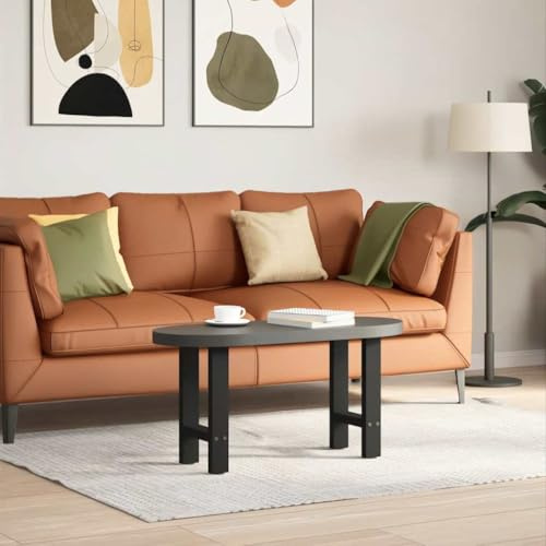 pokgdf Pieds de table basse carrés modernes en acier revêtu par pulvérisation en noir - Pieds de table basse stables avec pieds de nivellement pour une personnalisation personnalisée avec pieds