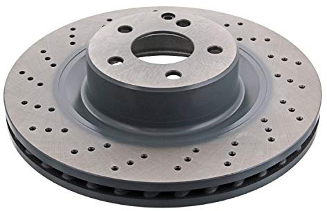 febi bilstein 44032 Brake Disc (1 Brake Disc) front, perforated / internally ventilated, No. of Holes 5