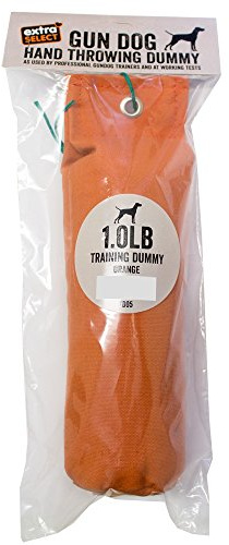 Extra Select Training Dummy, 1 lb, Orange | Floating, Hand Throw, Waterproof Training Aid