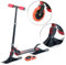 Speeron Schneescooter Kinder: Klappbarer 2in1-Tretroller und -Snowkick-Schlitten für Kinder, 125 mm (Snow Scooter, Schlitten Roller, Geschenkideen)