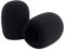 Large Microphone Cover Foam Microphone Windshield Jmkcoz Pack of 2 Mic Windshield for MXL, Blue Yeti, Yeti Pro and Other Large Microphones Black
