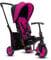 smarTrike STR3 Klappbares Kleinkinder-Dreirad mit Kinderwagen-Zertifizierung für 1,2,3 Jahre - 6 in 1 Mehrstufiges Dreirad , Rose