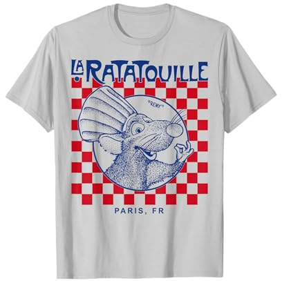Disney Pixar Ratatouille Remy Checkered Poster T-Shirt