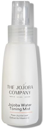 The Jojoba Company Jojoba Water Toning Mist Hydrating Facial Spray 50ml | With Vitamin C, Desert Lime, Jojoba Leaf and Rose Geranium. Alcohol-Free Vegan Formula. Dewy Setting Spray.
