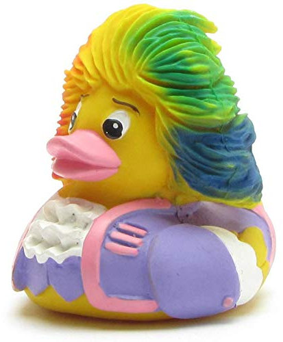 Duckshop Rock me Amadeus Badeente - Pride lila I Quietscheente I L: 9 cm