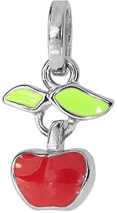 Anhänger - Apfel - Silber 925/000 -,