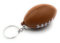 H-Customs Football Spielball Sport braun Schlüsselanhänger Anhänger